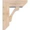 Ekena Millwork Legacy Slat Smooth Bracket w/ Offset Brace, Douglas Fir, 7 1/2"W x 20"D x 24"H BKT0806X20X24LEC06SDF - alternate 3